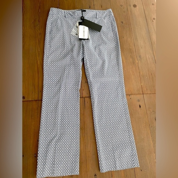Weekend Max Mara geometric trouser cotton pants NWT - Picture 6 of 8